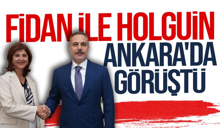 Fidan'dan Holguin'e net mesaj: Çözüm iki devletli yapıdan geçiyor