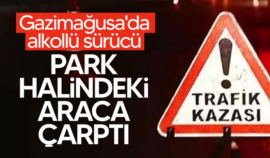 Gazimağusa'da trafik kazası!