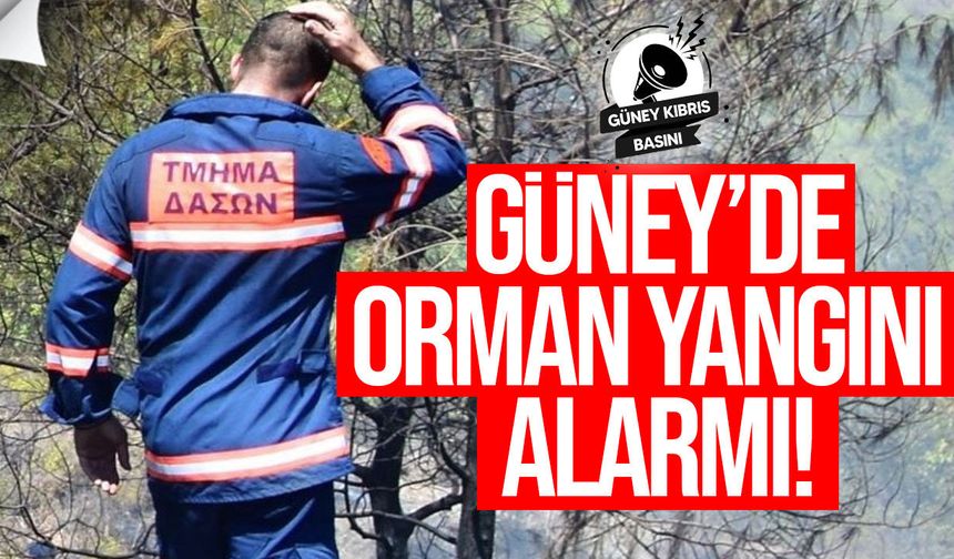 GKRY'de orman yangını alarmı