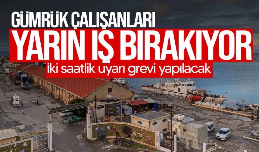 GÜÇ-SEN’den Gazimağusa Limanı’nda iki saatlik uyarı grevi