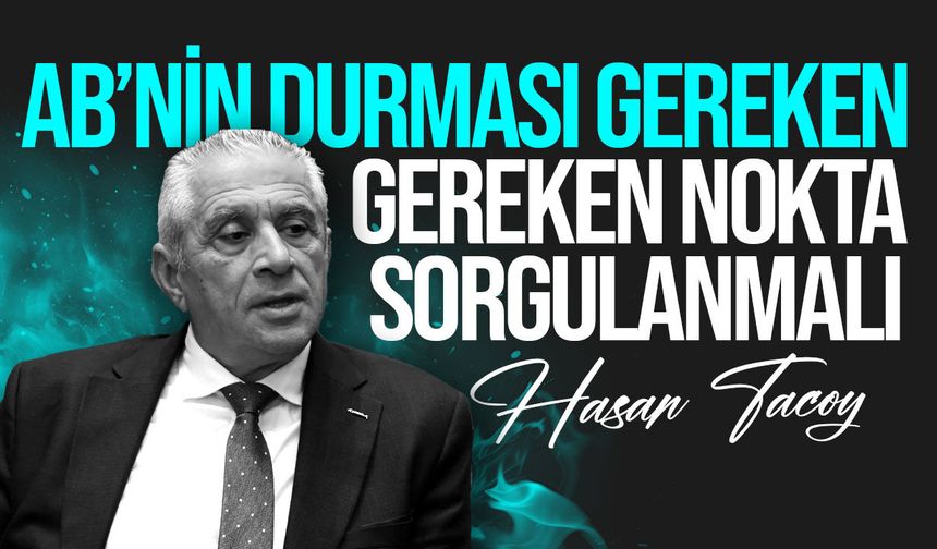 Hasan Taçoy: "Uluslararası camiayı uyandırmamız lazım"