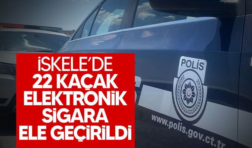 İskele'de gümrüksüz elektronik sigara operasyonu: 1 tutuklu