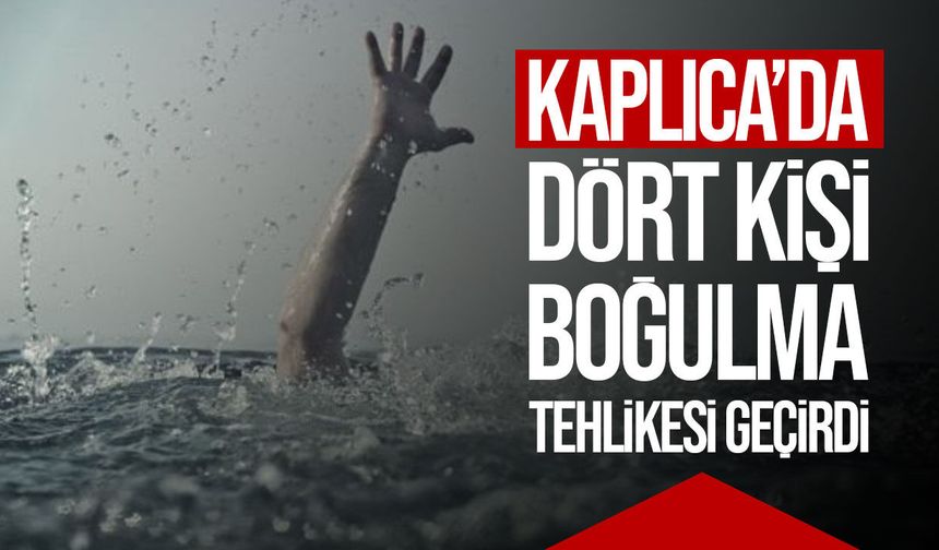 Kaplıca’da dört kişi boğulma tehlikesi geçirdi