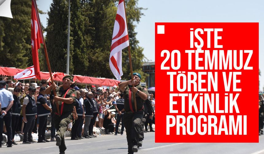 20 Temmuz Barış ve Özgürlük Bayramı Coşkuyla Kutlanacak