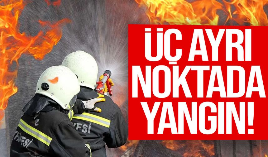 KKTC'de peş peşe üç yangın: 15 bin dönüm arazi ve binlerce balya zarar gördü