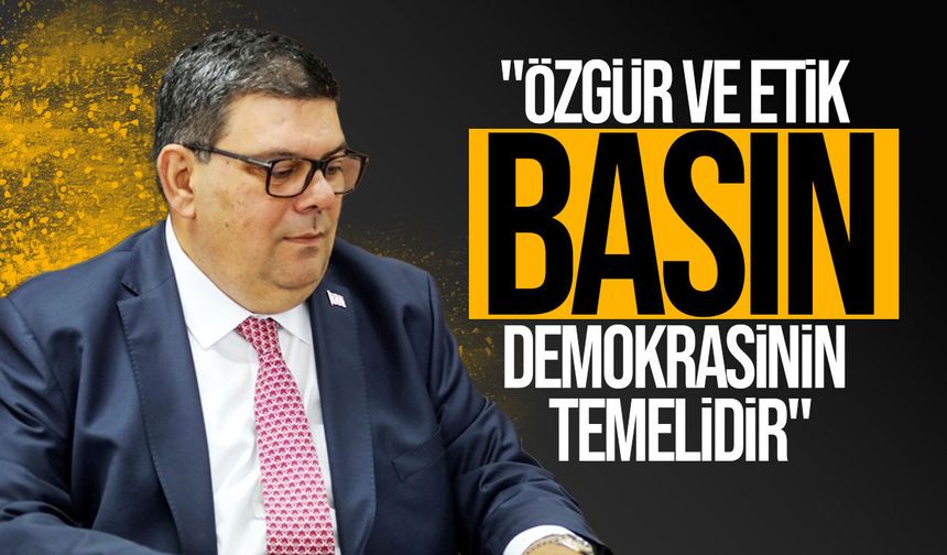 Maliye Bakanı Özdemir Berova'dan 11 Temmuz Basın Günü mesajı
