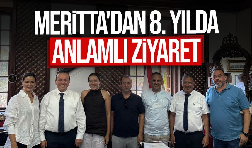 Meritta'dan 8. yıl kapsamında Bakan Ataoğlu'na ziyaret