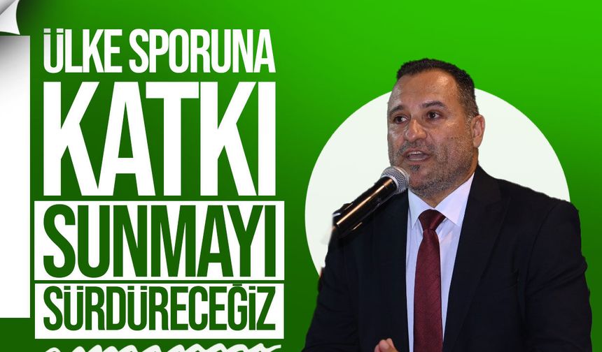 Necati Özsoy: Sporumuza değer katan herkese teşekkür ediyorum