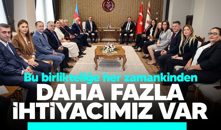 Öztürkler, Azerbaycan heyetini kabul etti: