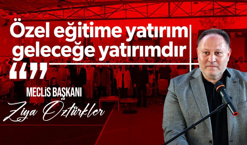 Öztürkler, ÖZEV'in yıl sonu etkinliğinde konuştu