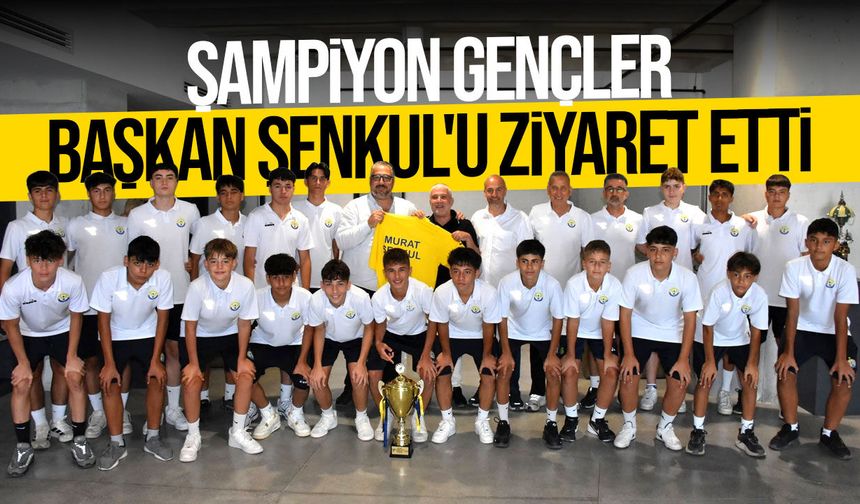 Şampiyon DTB U15 Takımı Başkan Şenkul'u Ziyaret Etti