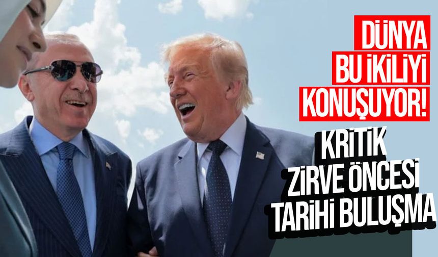 Trump Ankara'da: Erdoğan resmi törenle karşıladı, kritik görüşme başladı