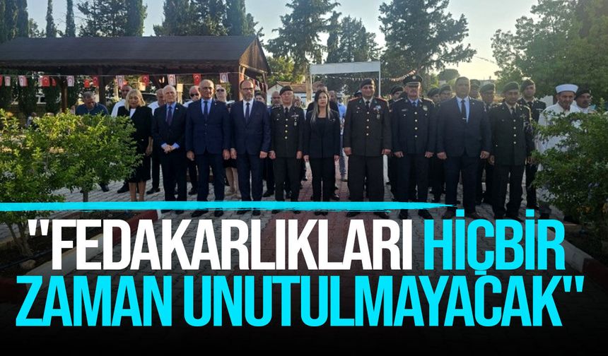 Tuzla şehitleri düzenlenen törenle anıldı