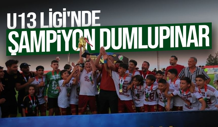 U13 Ligi şampiyonu Dumlupınar oldu