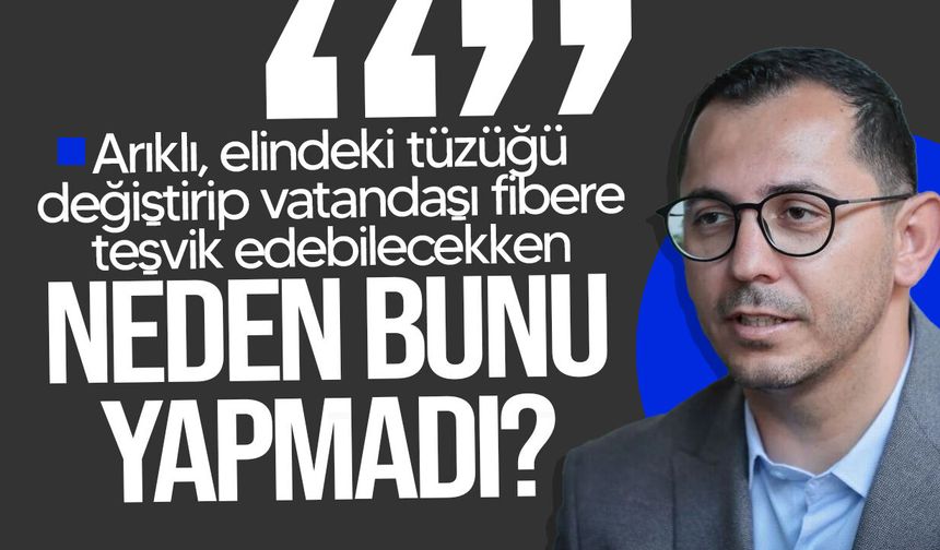 Üredi: “Hiçbir zaman fiber yatırımının önünde durmadık”