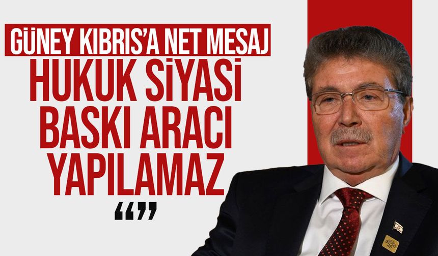 Üstel: Rum tarafının hukuku siyasi silah olarak kullanmasına sessiz kalmayacağız