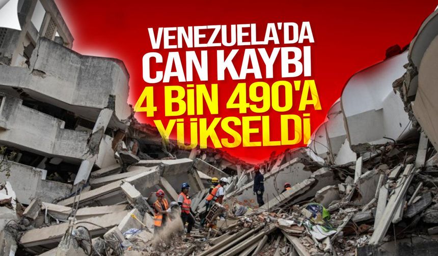 Venezuela'da Deprem Felaketi: Can Kaybı 4 Bin 490'a Yükseldi