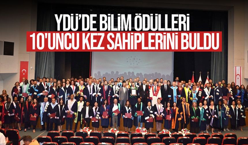 Yakın Doğu Üniversitesi'nde bilim gecesi: 118 akademisyene ödül