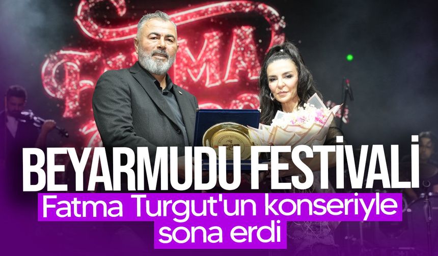 12. Beyarmudu Festivali Fatma Turgut konseriyle sona erdi