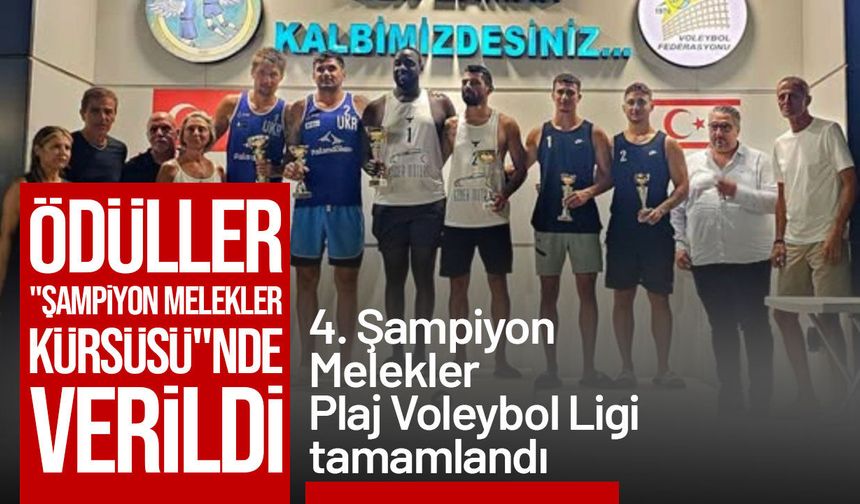 4. Şampiyon Melekler Plaj Voleybol Ligi tamamlandı