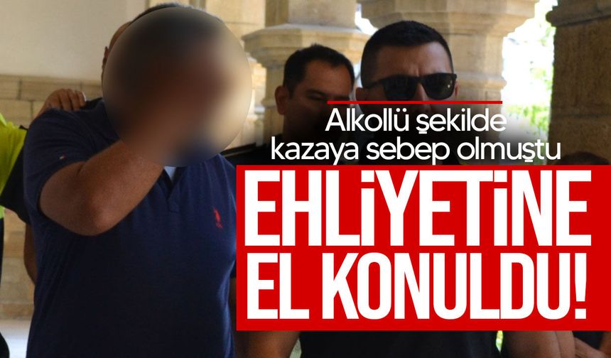 Alkollü şekilde kazaya sebep olan zanlı mahkemeye çıkarıldı!