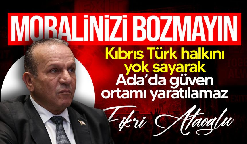 Ataoğlu: "Bu hakkı savunmaya devam edeceğiz"