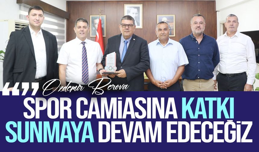 Berova, Milli Olimpiyat Komitesi heyetini kabul etti