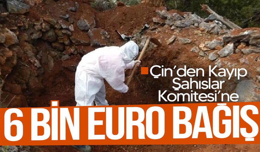 Çin Halk Cumhuriyeti, KŞK’ya 6 bin euro bağışladı