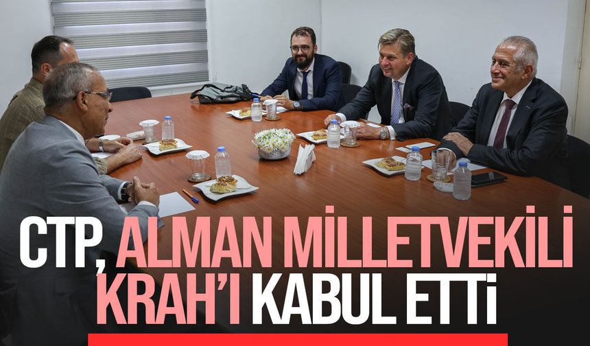 CTP, Alman Milletvekili Maximilian Krah’ı kabul etti