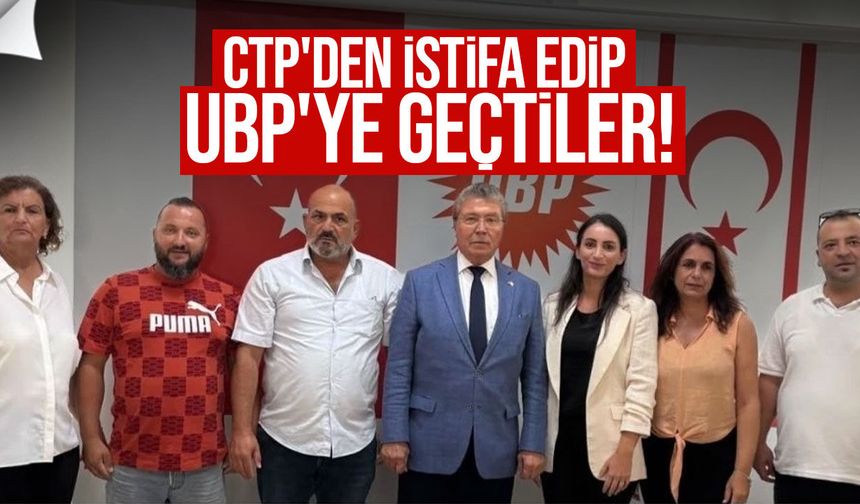 CTP’den UBP’ye dikkat çeken geçiş