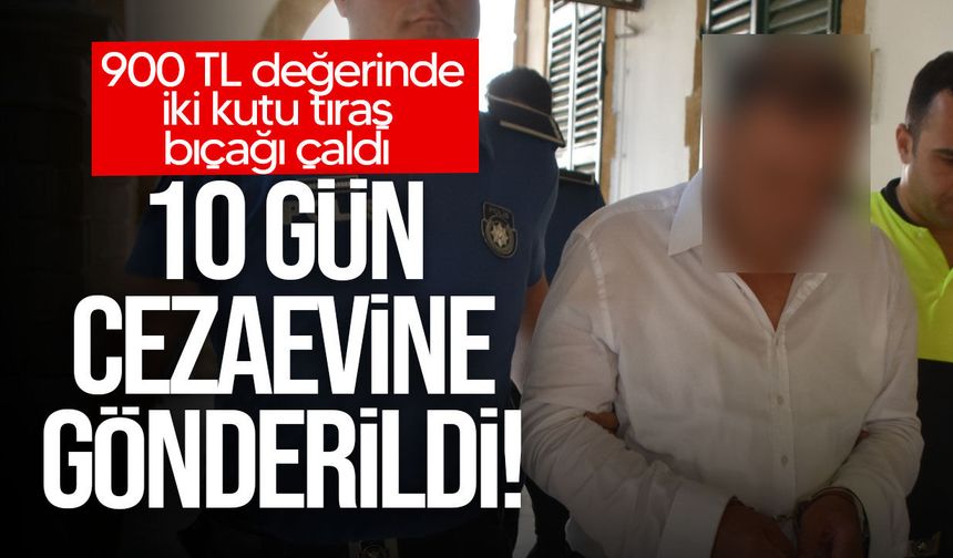 Demirhan’da marketten tıraş bıçağı çalan zanlı mahkemeye çıkarıldı!