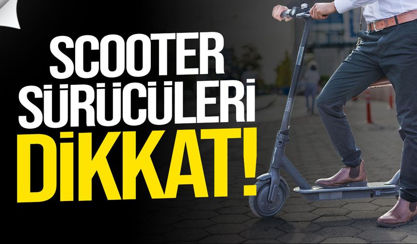 Elektrikli scooter kullanımında yeni dönem: 18 yaş sınırı ve yeni trafik kuralları