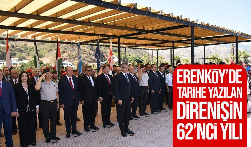 Erenköy Direnişi’nin 62’nci Yılında Şehitler Törenle Anıldı