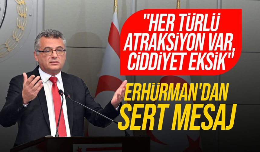 Erhürman: "Fotoğraflar Değil, Ciddiyet Gerek"