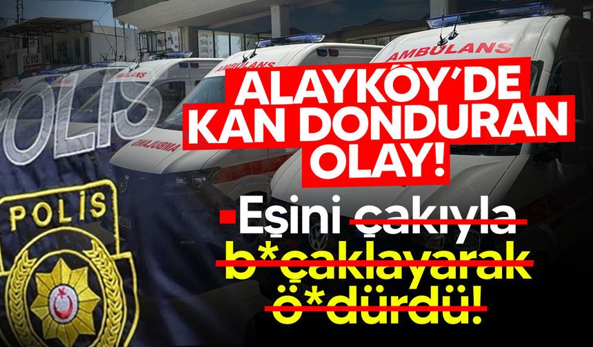 Eşini bıçakla yaralayarak hayatını kaybetmesine neden oldu!