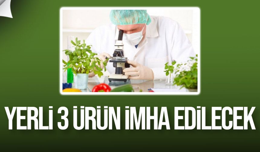 Gıda denetim sonuçları açıklandı: Yerli 3 üründe tavsiye dışı pestisit tespit edildi