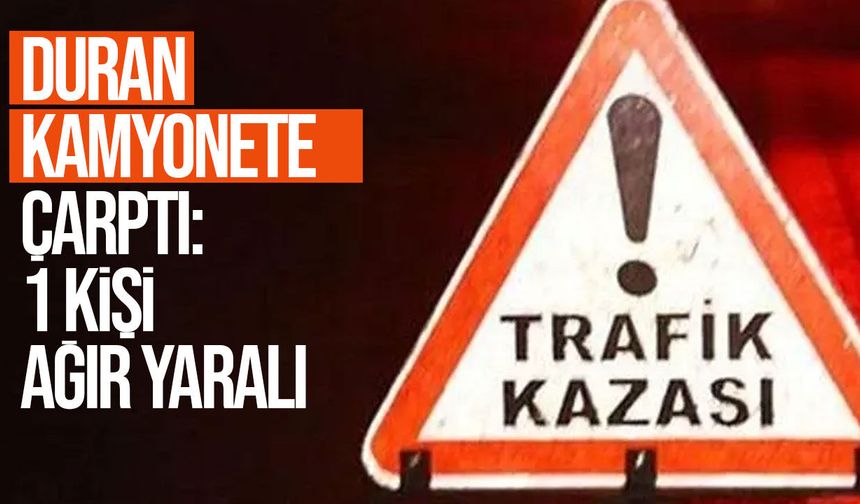 Güzelyurt-Lefkoşa Anayolu’nda Kaza: 1 Kişi Ağır Yaralandı
