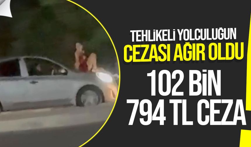 Güzelyurt’ta tehlikeli yolculuğun cezası ağır oldu: 102 bin 794 TL ceza
