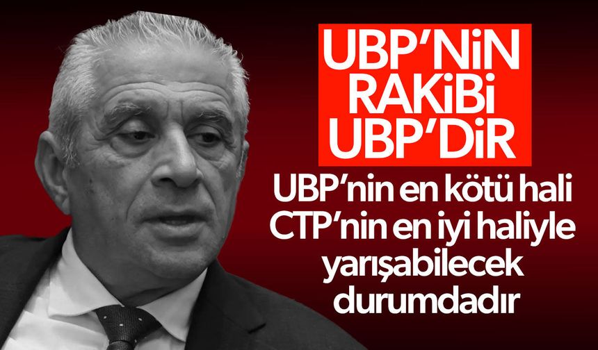 Hasan Taçoy: "UBP'nin Tek Rakibi Yine UBP'dir"