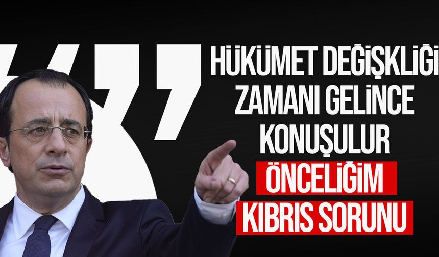 Hristodulidis: Önceliğim Kıbrıs sorunu