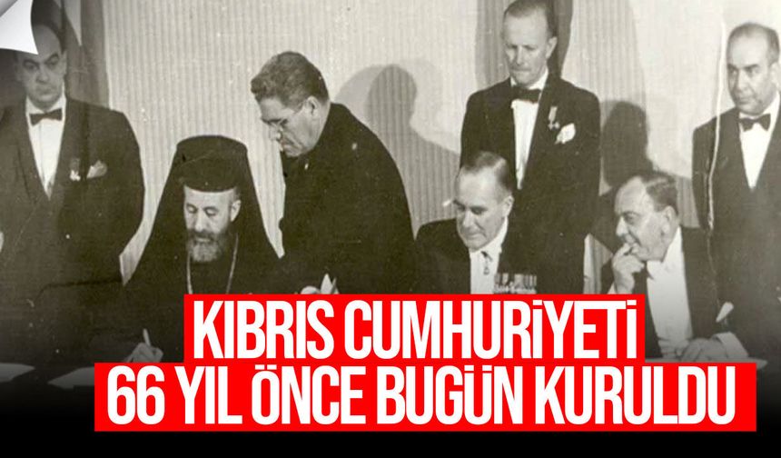 Kıbrıs Cumhuriyeti 66 yıl önce bugün kuruldu