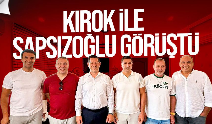 Kırok ile Sapsızoğlu görüştü: Çatalköy’e cimnastik salonu planlanıyor