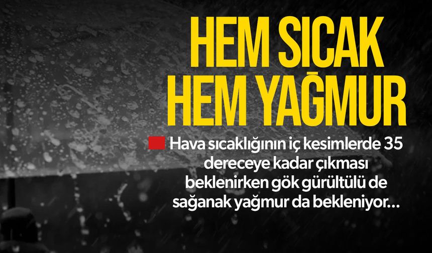 KKTC’de Bugün Sağanak Bekleniyor: Sıcaklık 35 Dereceye Çıkacak