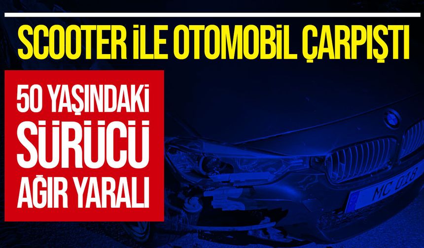 KKTC’de İki Trafik Kazası: Scooter Sürücüsü Ağır Yaralandı
