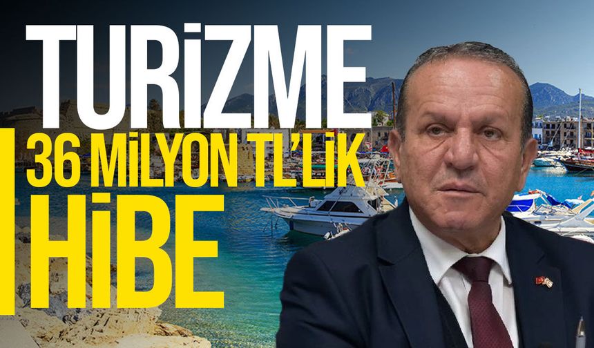 KKTC’de Turizm Sektörüne 36 Milyon TL Hibe Desteği