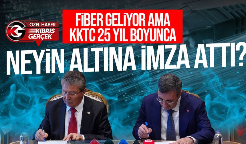 KKTC'nin 25 yıllık fiber optik modeli tartışma konusu olmaya devam ediyor!