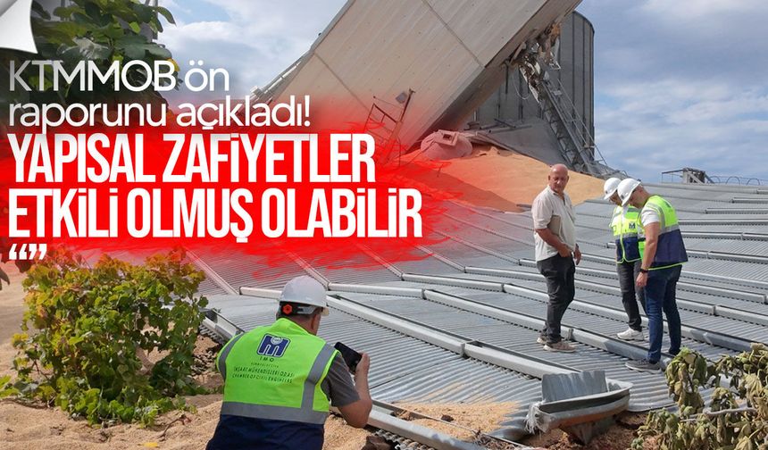 KTMMOB ön raporunu açıkladı!