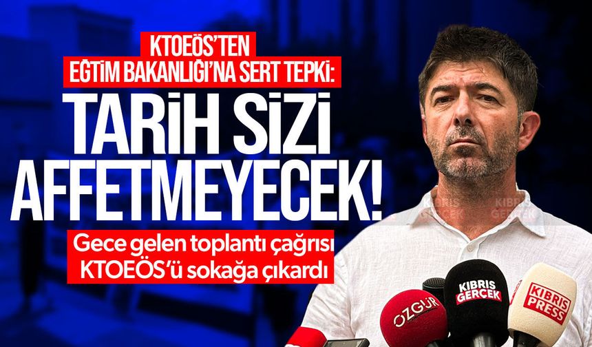 KTOEÖS Eğitim Bakanlığı Önünde Eylem Yaptı: “Sinmeyeceğiz, Susmayacağız”