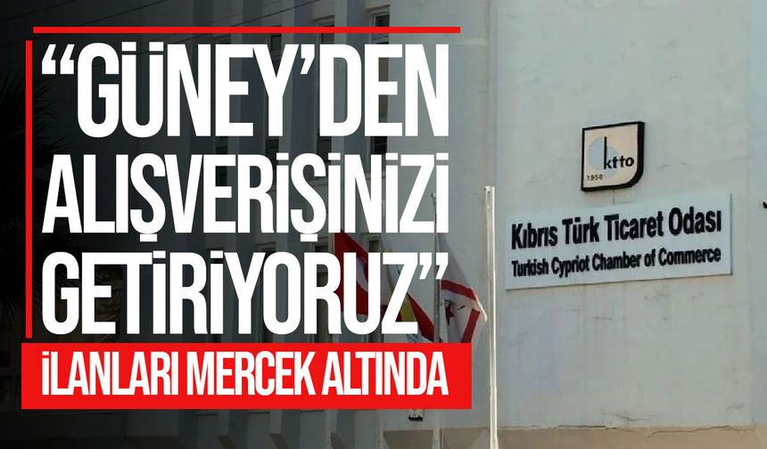 KTTO’dan Güney Kıbrıs’tan Alışveriş Getiren Hizmetler İçin İnceleme Çağrısı