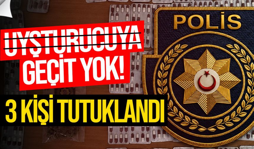 Lefkoşa, Girne ve İskele’de yasaklı madde operasyonları: 3 kişi tutuklandı